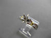 ESTATE .46CT DIAMOND 18KT WHITE GOLD & PLATINUM SEMI MOUNT ENGAGEMENT RING #144