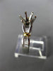 ESTATE .46CT DIAMOND 18KT WHITE GOLD & PLATINUM SEMI MOUNT ENGAGEMENT RING #144