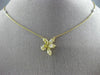 1.57CT WHITE & FANCY YELLOW DIAMOND 18KT 2 TONE GOLD FLOWER BY THE YARD NECKLACE