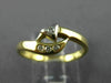 ESTATE .08CT DIAMOND 18KT WHITE YELLOW GOLD ETOILE FRIENDSHIP PROMISE RING 23961