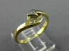 ESTATE .08CT DIAMOND 18KT WHITE YELLOW GOLD ETOILE FRIENDSHIP PROMISE RING 23961