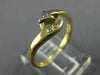 ESTATE .08CT DIAMOND 18KT WHITE YELLOW GOLD ETOILE FRIENDSHIP PROMISE RING 23961