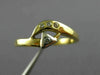 ESTATE .08CT DIAMOND 18KT WHITE YELLOW GOLD ETOILE FRIENDSHIP PROMISE RING 23961