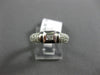 ESTATE .21CT ROUND & PRINCESS DIAMOND 18KT WHITE GOLD SEMI ETERNITY PROMISE RING