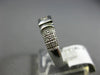 ESTATE .21CT ROUND & PRINCESS DIAMOND 18KT WHITE GOLD SEMI ETERNITY PROMISE RING