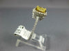 GIA LARGE 1.42CT WHITE & FANCY YELLOW DIAMOND 14KT GOLD CUSHION ENGAGEMENT RING