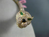 EXTRA LARGE 25.87CT PINK DIAMOND & EMERALD 18KT ROSE GOLD HAPPY TIGER NECKLACE