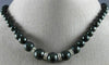 LARGE 197.34CT WHITE & RAW BLACK DIAMOND 18KT WHITE GOLD 3D GRADUATING NECKLACE