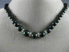 LARGE 197.34CT WHITE & RAW BLACK DIAMOND 18KT WHITE GOLD 3D GRADUATING NECKLACE