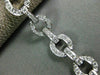 ESTATE WIDE 2.46CT DIAMOND 18K WHITE GOLD CLASSIC CIRCLE OF LIFE TENNIS BRACELET