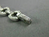 ESTATE WIDE 2.46CT DIAMOND 18K WHITE GOLD CLASSIC CIRCLE OF LIFE TENNIS BRACELET