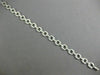 ESTATE WIDE 2.46CT DIAMOND 18K WHITE GOLD CLASSIC CIRCLE OF LIFE TENNIS BRACELET