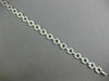 ESTATE WIDE 2.46CT DIAMOND 18K WHITE GOLD CLASSIC CIRCLE OF LIFE TENNIS BRACELET