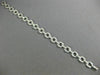 ESTATE WIDE 2.46CT DIAMOND 18K WHITE GOLD CLASSIC CIRCLE OF LIFE TENNIS BRACELET
