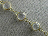 LARGE & LONG 15.0CT AAA WHITE TOPAZ & SOUTH SEA PEARL 14KT YELLOW GOLD NECKLACE