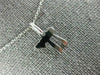 ESTATE SMALL 14KT WHITE GOLD 3D CLASSIC CHAI LIFE PENDANT #526