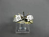 ESTATE .35CT DIAMOND 14KT TWO TONE GOLD ETOILE SEMI MOUNT ENGAGEMENT RING #14822