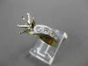 ESTATE .35CT DIAMOND 14KT TWO TONE GOLD ETOILE SEMI MOUNT ENGAGEMENT RING #14822