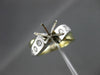 ESTATE .35CT DIAMOND 14KT TWO TONE GOLD ETOILE SEMI MOUNT ENGAGEMENT RING #14822