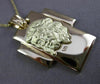 ESTATE LARGE 14KT YELLOW GOLD 3D CLASSIC CHRIST CROSS PENDANT & CHAIN #23732