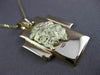 ESTATE LARGE 14KT YELLOW GOLD 3D CLASSIC CHRIST CROSS PENDANT & CHAIN #23732