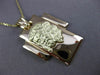 ESTATE LARGE 14KT YELLOW GOLD 3D CLASSIC CHRIST CROSS PENDANT & CHAIN #23732