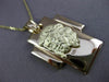 ESTATE LARGE 14KT YELLOW GOLD 3D CLASSIC CHRIST CROSS PENDANT & CHAIN #23732