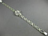 ESTATE GENEVE 14KT WHITE GOLD 3D CLASSIC OVAL QUARTZ SWISS MOVEMENT WATCH #14682