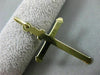 ESTATE 14KT YELLOW GOLD CLASSIC SIMPLE FLOATING CROSS PENDANT WITH CHAIN #24868