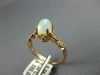 .58CT DIAMOND & AAA OPAL 14KT ROSE GOLD 3D ROUND & OVAL FILIGREE ENGAGEMENT RING