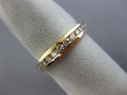 .40CT DIAMOND 14KT YELLOW GOLD 3D CLASSIC SEMI ETERNITY WEDDING ANNIVERSARY RING