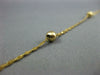 ESTATE 14KT YELLOW GOLD 3D CLASSIC BEAD BY THE YARD FUN BRACELET #26815