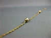 ESTATE 14KT YELLOW GOLD 3D CLASSIC BEAD BY THE YARD FUN BRACELET #26815