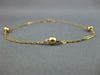 ESTATE 14KT YELLOW GOLD 3D CLASSIC BEAD BY THE YARD FUN BRACELET #26815