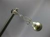1.04CT DIAMOND & AAA TAHITIAN PEARL 18KT WHITE GOLD 3D FILIGREE HANGING EARRINGS