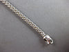 ESTATE LONG 18KT WHITE GOLD 3D CLASSIC ITALIAN POPCORN LOVE BRACELET #27823