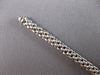 ESTATE LONG 18KT WHITE GOLD 3D CLASSIC ITALIAN POPCORN LOVE BRACELET #27823