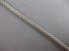 ESTATE LONG 18KT WHITE GOLD 3D CLASSIC ITALIAN POPCORN LOVE BRACELET #27823