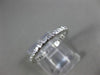 ESTATE .34CT ROUND DIAMOND 14KT WHITE GOLD 3D ETERNITY ANNIVERSARY RING #26304