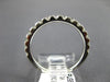 ESTATE .86CT DIAMOND 14KT WHITE GOLD 3D ROUND SEMI ETERNITY ANNIVERSARY RING