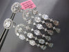 ESTATE LONG 5.31CT DIAMOND 18KT WHITE GOLD 3D CHANDELIER HANGING EARRINGS