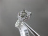 ESTATE .44CT DIAMOND 14KT WHITE GOLD 3D CLASSIC HALO SEMI MOUNT ENGAGEMENT RING