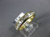 ESTATE .91CT DIAMOND 14KT YELLOW GOLD 3D CLASSIC CHANNEL ANNIVERSARY RING #14598