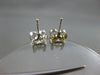 ESTATE .80CT DIAMOND 14KT WHITE GOLD PRINCESS CUT STUD EARRINGS H VVS/VS #5975