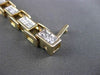 ESTATE WIDE 2.58CT DIAMOND 14KT TWO TONE GOLD 3D INVISIBLE TENNIS BRACELET #3008