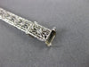 ANTIQUE 1.22CT DIAMOND & AAA SAPPHIRE 14K WHITE GOLD 3D FILIGREE BRACELET #21631