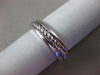 ESTATE 14KT WHITE GOLD CLASSIC SOLID ROPE WEDDING ANNIVERSARY RING 5mm #1533