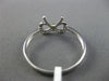 ESTATE .11CT DIAMOND 14K WHITE & YELLOW GOLD OPEN CLASSIC BOW COMPANION FUN RING