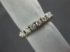 ANTIQUE .55CT DIAMOND 18K WHITE & YELLOW GOLD ANNIVERSARY RING E-F VVS #5488