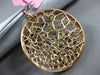 ESTATE 2.75CT FANCY MULTI COLOR DIAMOND 18KT ROSE GOLD CIRCULAR FLOATING PENDANT